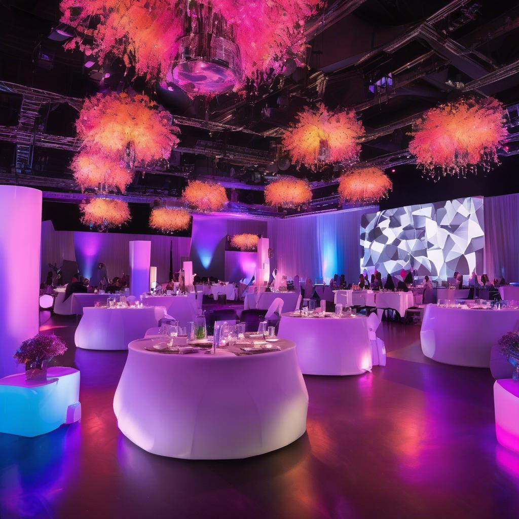 Corporate party setup